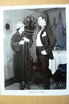 Yesterday's Wife (1923) afişi