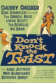Don't Knock The Twist (1962) afişi