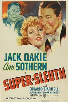 Super-sleuth (1937) afişi