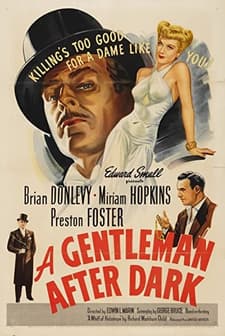 A Gentleman After Dark (1942) afişi