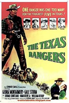 The Texas Rangers (1951) afişi