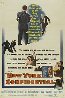 New York Confidential (1955) afişi