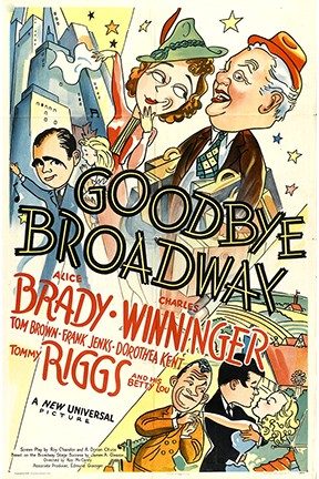 Goodbye Broadway (1938) afişi