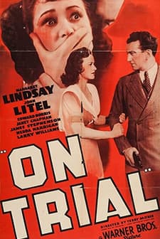 On Trial (1939) afişi