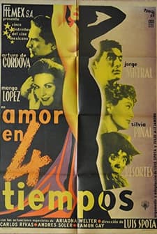 Amor En Cuatro Tiempos (1955) afişi