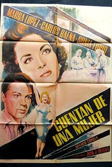 Cuentan De Una Mujer (1959) afişi
