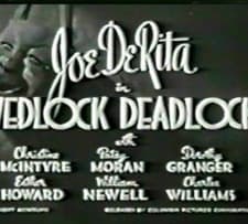 Wedlock Deadlock (1947) afişi