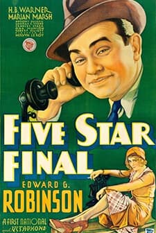 Five Star Final (1931) afişi
