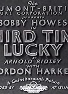 Third Time Lucky (1931) afişi