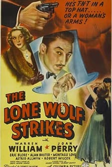 The Lone Wolf Strikes (1940) afişi