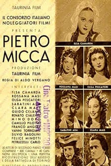 Pietro Micca (1938) afişi