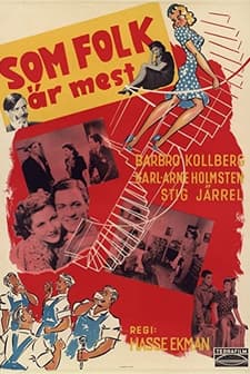 Som Folk är Mest (1944) afişi