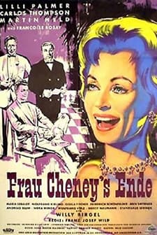 Frau Cheneys Ende (1961) afişi