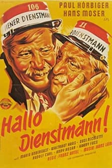 Hallo Dienstmann (1952) afişi
