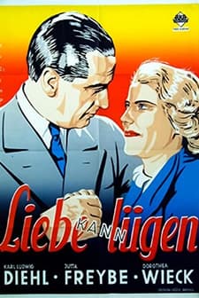 Liebe Kann Lügen (1937) afişi