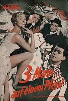 Drei Mann auf einem Pferd (1957) afişi