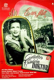 Geliebtes Fräulein Doktor (1954) afişi