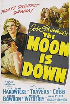 The Moon ıs Down (1943) afişi