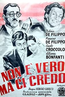 Non è Vero... Ma Ci Credo (1952) afişi