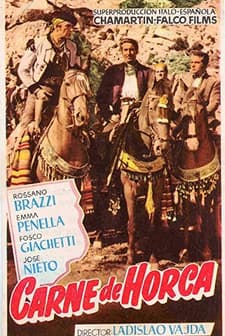 Carne de horca (1953) afişi