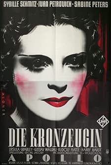 Die Kronzeugin (1937) afişi