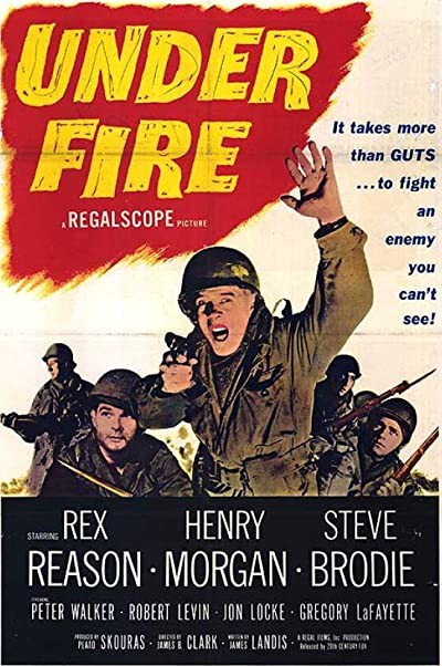 Ateş Altında (1957) afişi