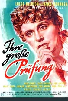 Ihre Große Prüfung (1954) afişi