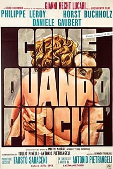 Come, quando, perché (1969) afişi