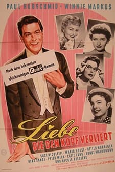 Liebe, Die Den Kopf Verliert (1956) afişi