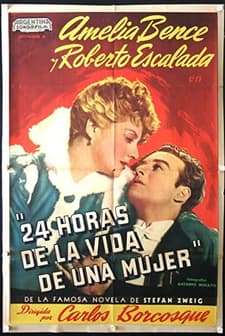 24 Horas En La Vida De Una Mujer (1944) afişi