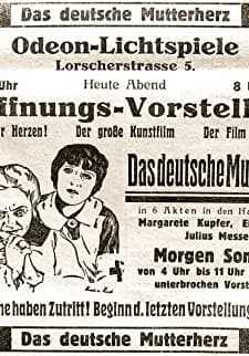 Das Deutsche Mutterherz (1926) afişi
