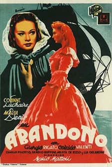 Abbandono (1940) afişi