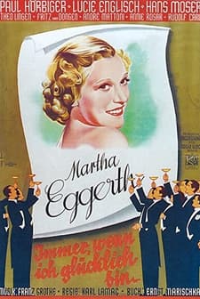 ımmer Wenn Ich Glücklich Bin..! (1938) afişi