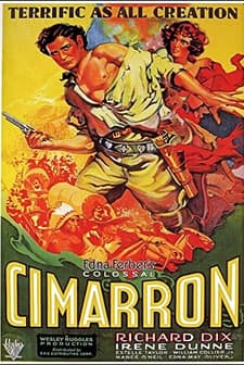 Cimarron (1931) afişi