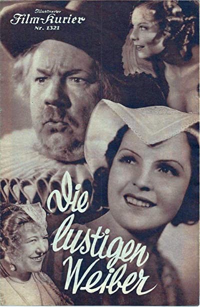 Die Lustigen Weiber (1936) afişi