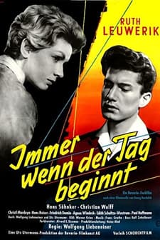 ımmer Wenn Der Tag Beginnt (1957) afişi
