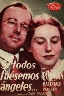Wenn Wir Alle Engel Wären (1936) afişi