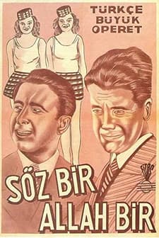 Söz Bir Allah Bir (1933) afişi