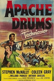 Apache Drums (1951) afişi