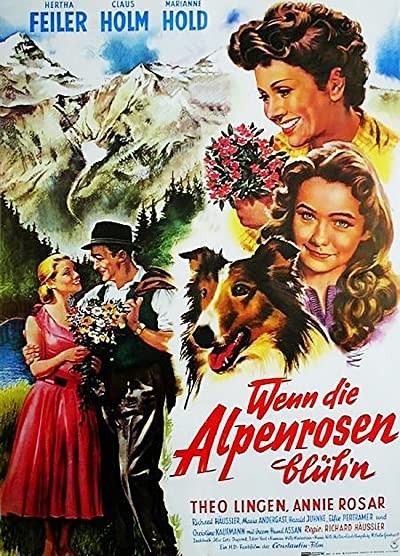 Wenn Die Alpenrosen Blüh'n (1955) afişi