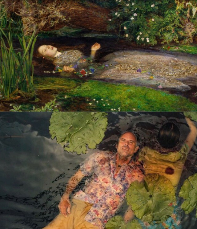Sir John Everett Millais’ın "Ophelia" tablosu ve "The White Lotus" 