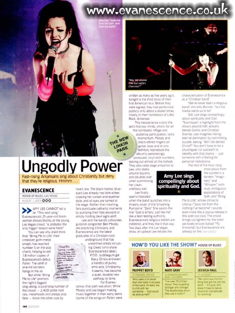 Evanescence Fotoğrafı