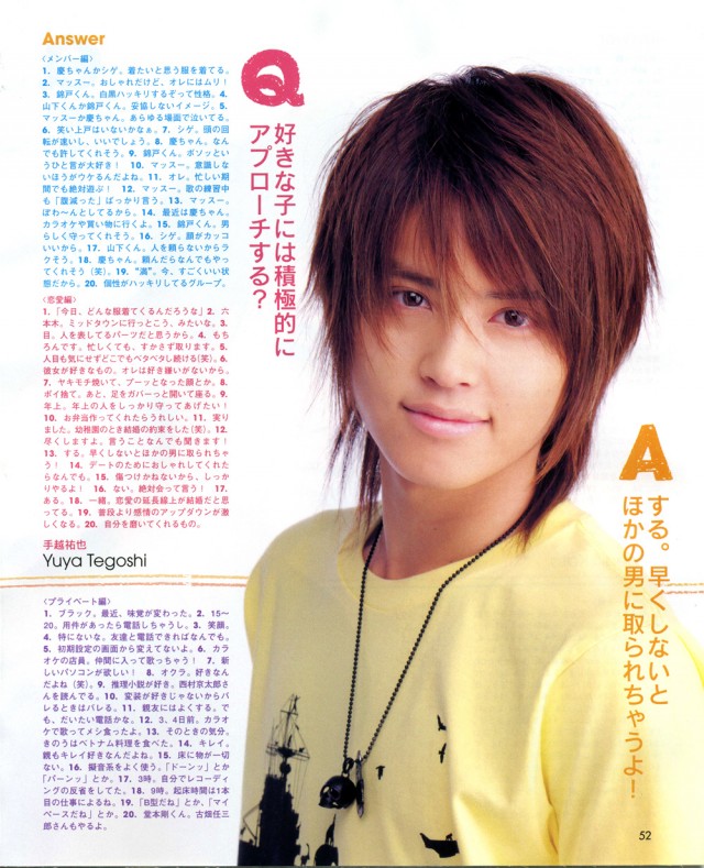 Yuya Tegoshi Fotoğrafı