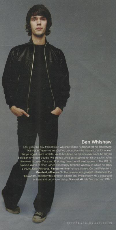 Ben Whishaw Fotoğrafı