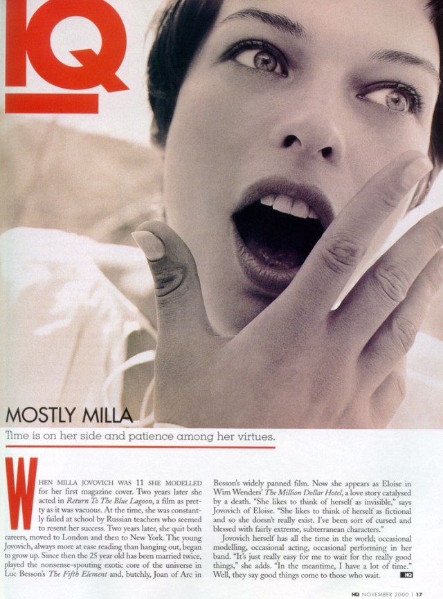 Milla Jovovich Fotoğrafı