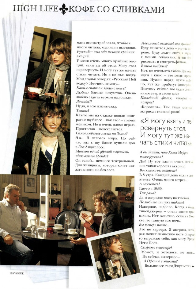 Milla Jovovich Fotoğrafı