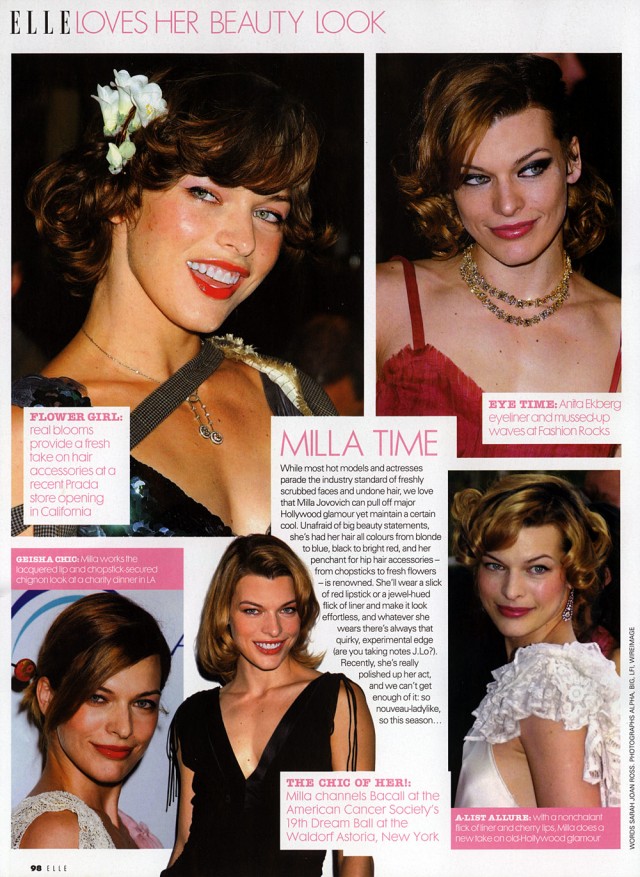 Milla Jovovich Fotoğrafı