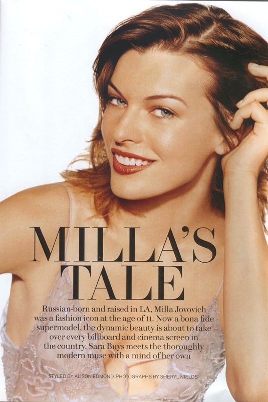 Milla Jovovich Fotoğrafı