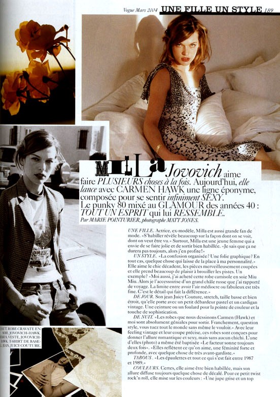 Milla Jovovich Fotoğrafı