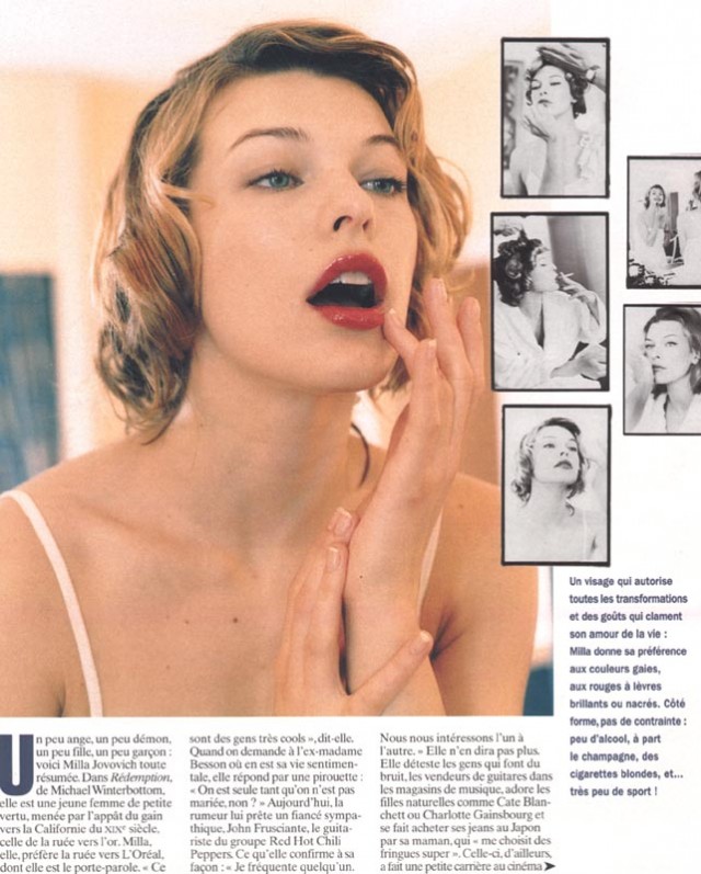 Milla Jovovich Fotoğrafı